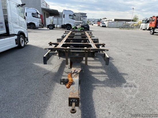 Výměnný podvozek přívěsu KRONE ZZ/DC07 TANDEM-LAFETTE, STANDARD,   BPW-ACHSEN, HECKABSTüTZUNG