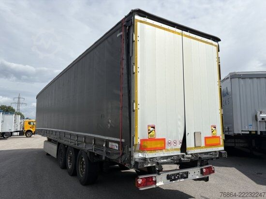 Otevřený návěs s plachtou SCHMITZ PLANE, VARIOS, LIFTACHSE,  EDSCHA-VERDECK, UNFALLFAHRZEUG/FAHRBEREIT