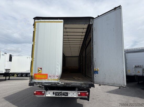Otevřený návěs s plachtou SCHMITZ PLANE, VARIOS, LIFTACHSE,  EDSCHA-VERDECK, UNFALLFAHRZEUG/FAHRBEREIT