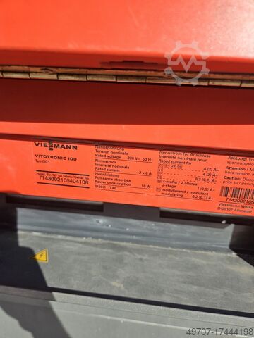 Gasgestookte cv-ketel 575kw Viessmann VITOPLEX SX1 575kw  + gas burner Weishaupt