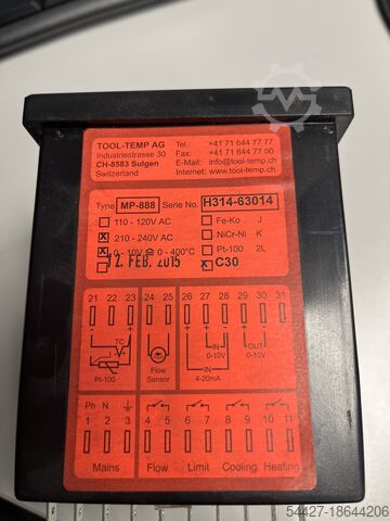 Unité de commande pour un dispositif de régulation de température Tool-Temp MP-888
