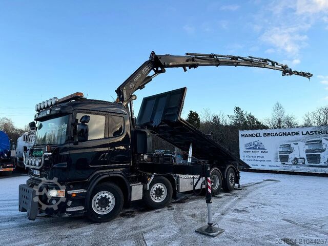 Kipper mit Kran Scania G440 Tipper + FASSI F365XP + Fly jibb, Euro 6, ...
