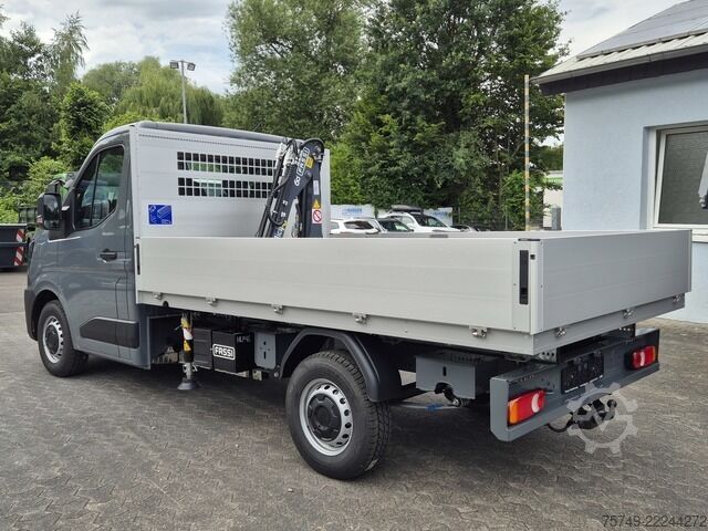 Pick-up bestelwagen renault Master L2H1 (neues Mod.) Alupritsche m. Kran