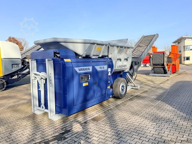 Twee-assige shredder LINDNER URRACO 75 D