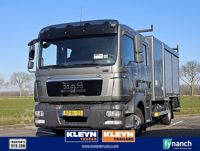 Gesloten bak M.A.N. 8.180 TGL DOKA DOUBLE CABIN