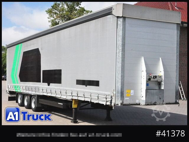 Semirremolque abierto con toldo SCHMITZ SCB  24, Mega, Speed Curtain, VDI 2700, neue Plane