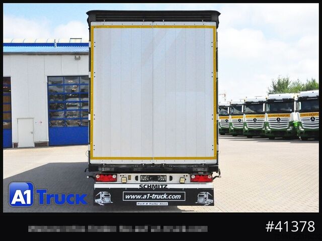 Semirremolque abierto con toldo SCHMITZ SCB  24, Mega, Speed Curtain, VDI 2700, neue Plane