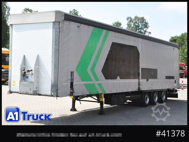 Semirremolque abierto con toldo SCHMITZ SCB  24, Mega, Speed Curtain, VDI 2700, neue Plane