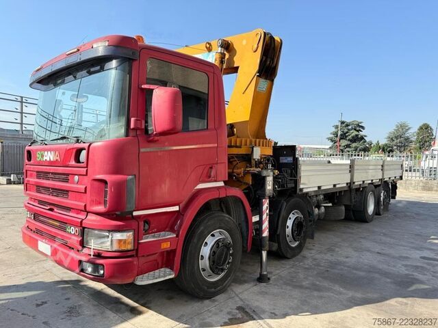 Vrachtauto met open laadbak SCANIA CV P 124