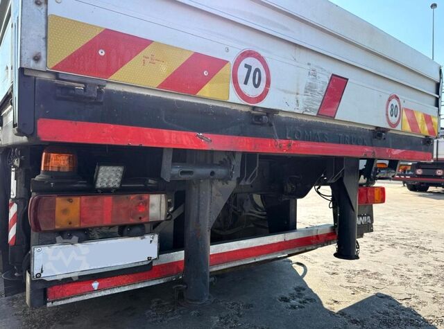 Vrachtauto met open laadbak SCANIA CV P 124