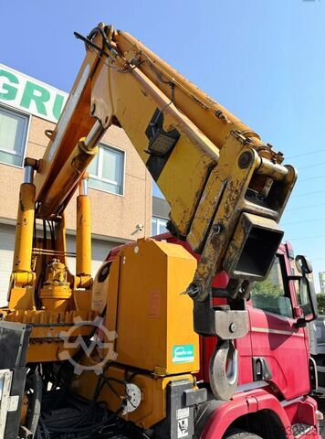 Vrachtauto met open laadbak SCANIA CV P 124