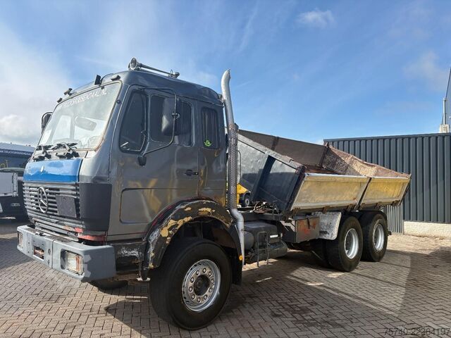 3-zijdenkipper Mercedes-Benz SK 2228 + V8 + 6x4 + manual + 3 SIDE TIPPER