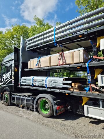 Open oplegger met zeil FLIEGL 3-Achs Mega Gardine zum Aufbau