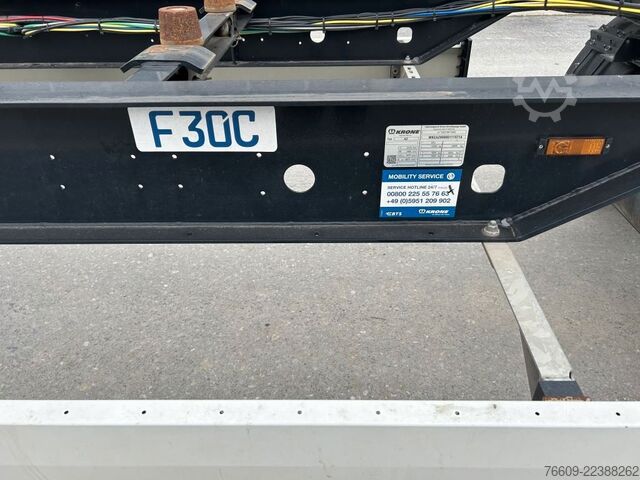 Reboque de chassis intercambiável KRONE 2 Achswechselfahrgestell, Typ: MAXI AZW 18 eL3B7