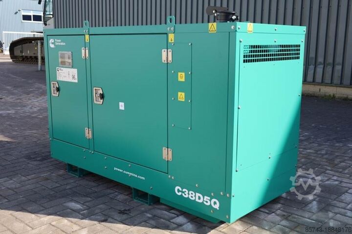 Generator set Cummins C38D5QS Declaration of Conformity, Diesel, 38kVA,