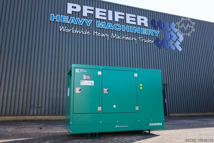 Generator set Cummins C55D5EQ Declaration of Conformity, Diesel, 55kVA,