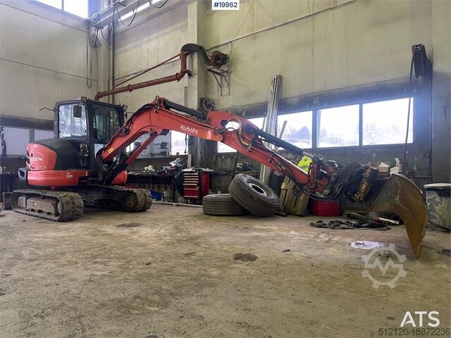 Excavadora sobre orugas Kubota KX057-4 excavator w/ rototilt, cable bucket, tooth