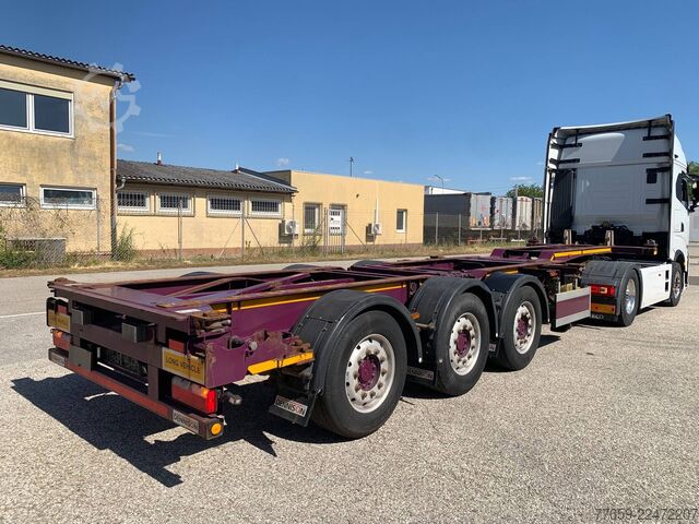 Poluprikolica za izmjenjive sanduke DENNISON Extendable 1x20'/2x20' /1x40'  (( 6X ))