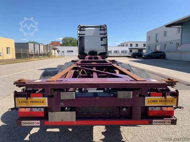 Poluprikolica za izmjenjive sanduke DENNISON Extendable 1x20'/2x20' /1x40'  (( 6X ))