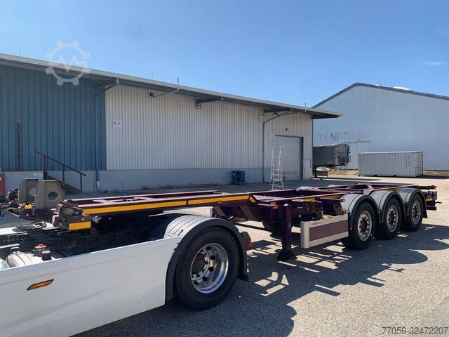 Poluprikolica za izmjenjive sanduke DENNISON Extendable 1x20'/2x20' /1x40'  (( 6X ))