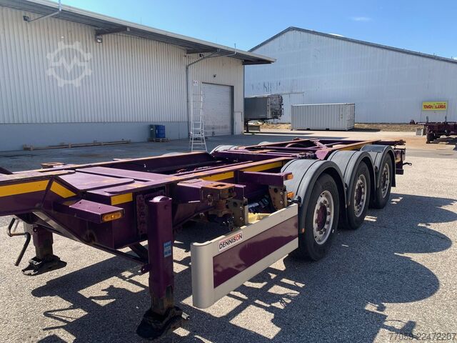 Poluprikolica za izmjenjive sanduke DENNISON Extendable 1x20'/2x20' /1x40'  (( 6X ))