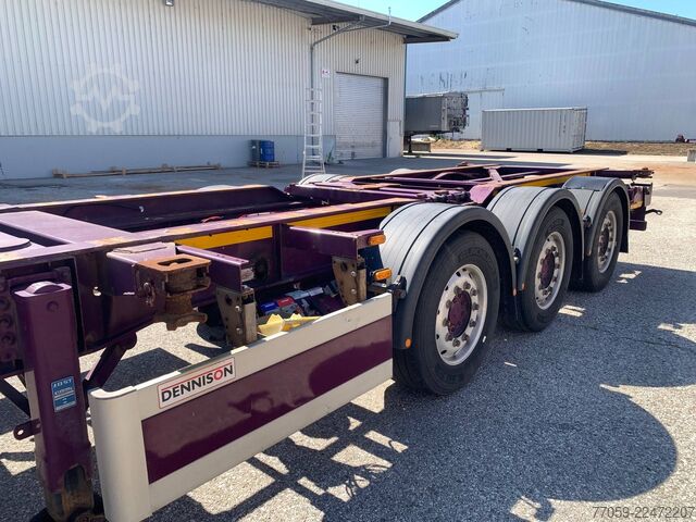 Poluprikolica za izmjenjive sanduke DENNISON Extendable 1x20'/2x20' /1x40'  (( 6X ))