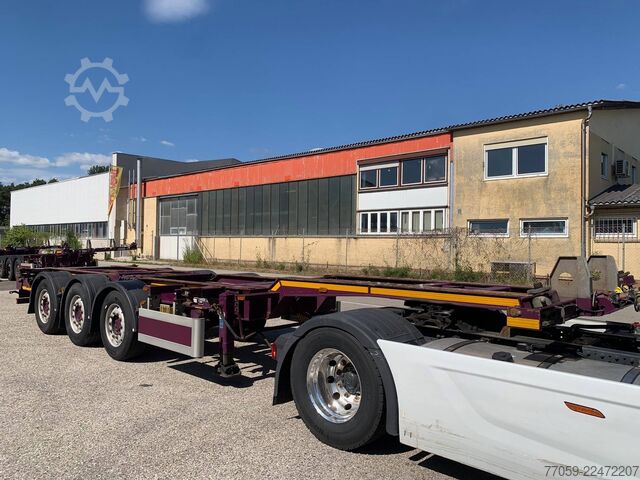 Poluprikolica za izmjenjive sanduke DENNISON Extendable 1x20'/2x20' /1x40'  (( 6X ))