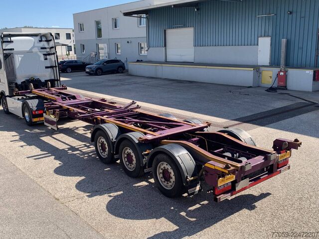 Poluprikolica za izmjenjive sanduke DENNISON Extendable 1x20'/2x20' /1x40'  (( 6X ))