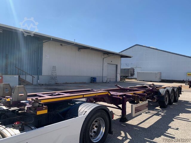Poluprikolica za izmjenjive sanduke DENNISON Extendable 1x20'/2x20' /1x40'  (( 6X ))