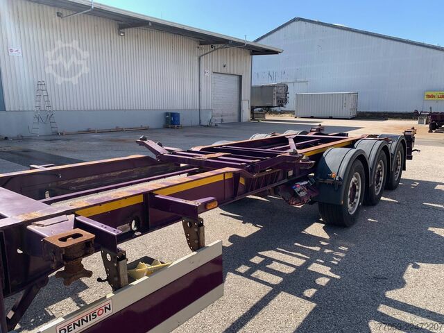 Poluprikolica za izmjenjive sanduke DENNISON Extendable 1x20'/2x20' /1x40'  (( 6X ))