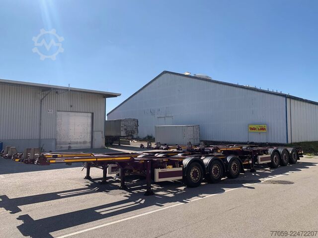 Poluprikolica za izmjenjive sanduke DENNISON Extendable 1x20'/2x20' /1x40'  (( 6X ))