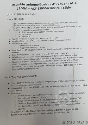 Szivattyú + Vezérlő Alcatel / Adixen ATH-1300M + ACT-1300M/1600M
