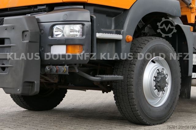 Autokran MAN TGM 13.240 Zweiseitenkipper Kran 4x4 Kamera