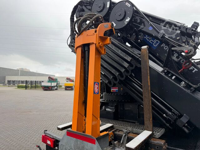 Crane truck Scania P370 XT 6x2 HMF 3220-K6+Fly jib FJ600-K3 Euro 6D