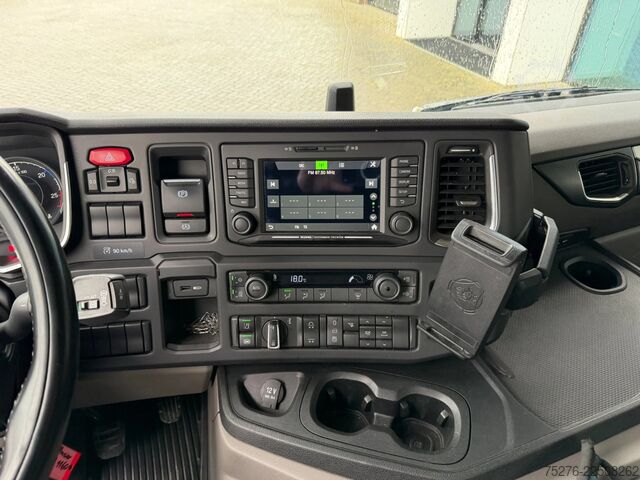 Crane truck Scania P370 XT 6x2 HMF 3220-K6+Fly jib FJ600-K3 Euro 6D