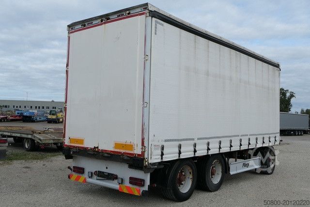 Åben trailer med presenning FLIEGL DPS 240, 3-Achser, Edscha, Schiebeplane, BPW