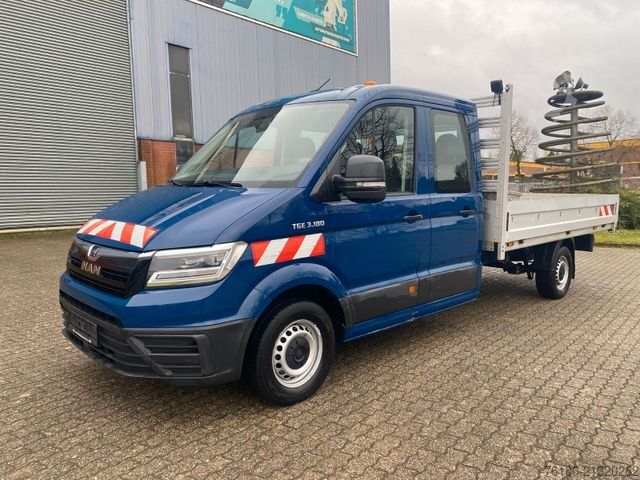 Pick-up furgon MAN TGE 3.180 Pristche mit Kran *Doppelkabine*Ahk*