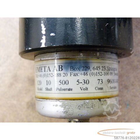 Control unit Fanuc Servomotor (Typ unbekannt) mit EMETA 120 Drehgeber