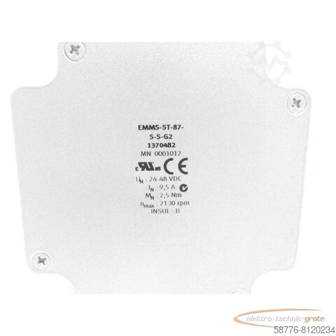 Festo-motor Festo EMMS-ST-87-S-S-G2 Schrittmotor 1370482 SN:MN ! -