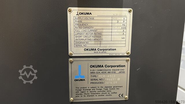 Double column Okuma MCR-A5CII