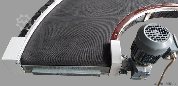 Transportband met bocht Linker band met bocht Transnorm 180°-650-500 IR600