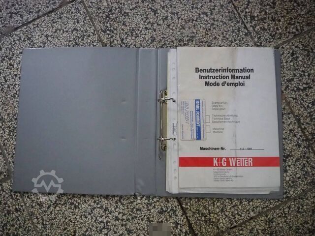 μηχάνημα επεξεργασίας κρέατος K+G Wetter 90 liters