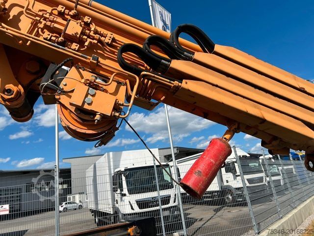 Camión portacontenedores de gancho IVECO ML 120E18 Abrollkipper/Kran-Mulde/Funk/Seilwinde