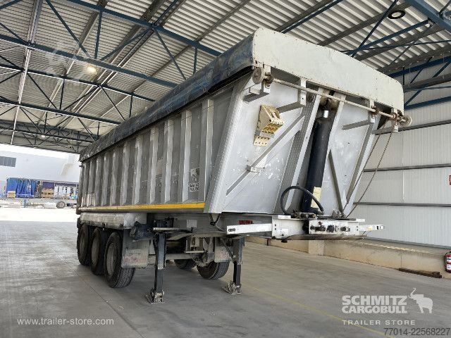 Tipper semitrailer  Tipper Alu-square sided body 22m³