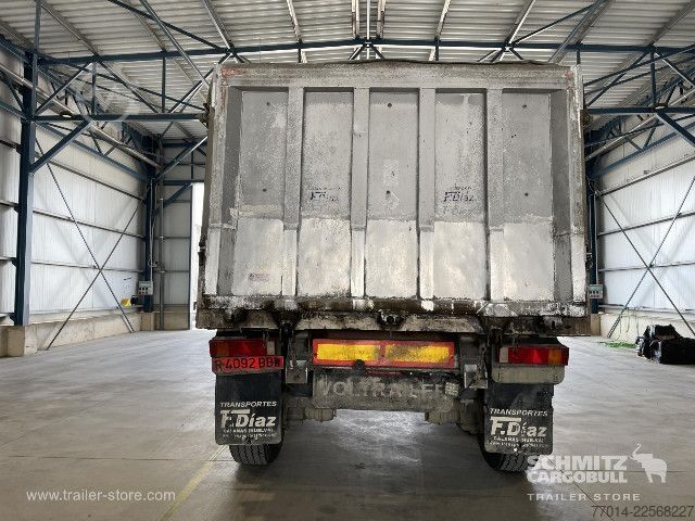 Tipper semitrailer  Tipper Alu-square sided body 22m³