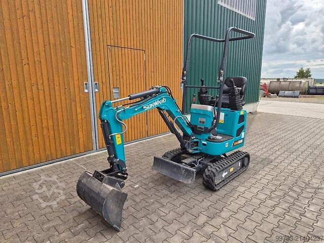 Kotró-rakodógép Sunward SWE08B - Vorführmaschine, MS01, 2 Löffel