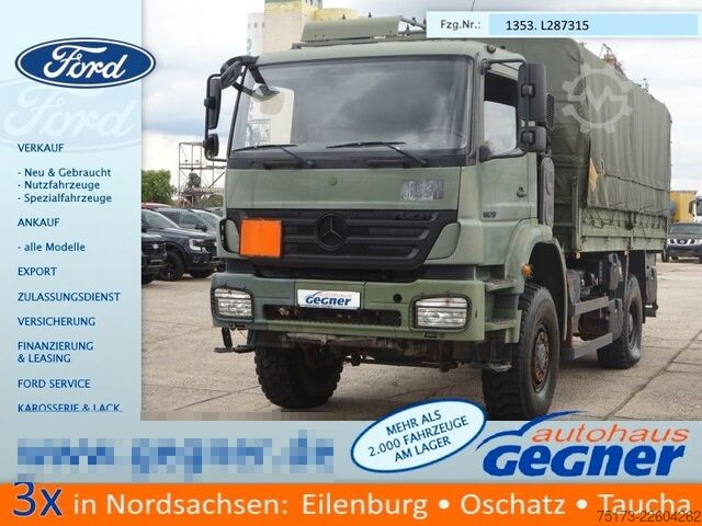 Valníkový nákladní automobil s plachtou MERCEDES-BENZ AXOR-R 1829 A Bm 950.562 Pritsche/Plane