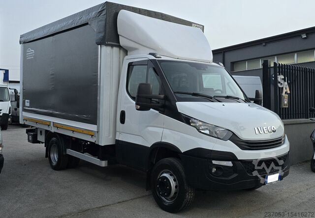 φορτηγό με κιβώτιο Iveco 72C18 CENTINA E SPONDA 
