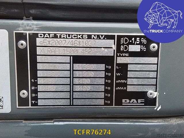Csúszó ponyva DAF LF 210