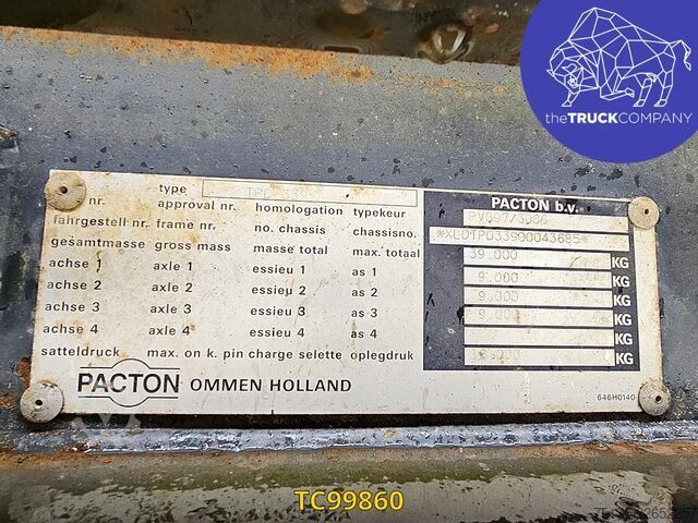 Platform aanhanger Pacton 